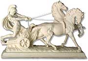 statue of roman charioteer