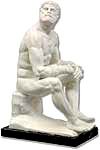 statue of pugilist